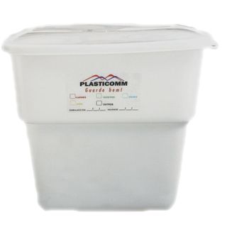 Caixa Plast Quad 28x28x21cm 11,5L Bca PLC...