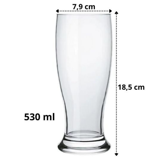 Tulipa Chopp Munikao 530ml Caixa com 12 N... Tulipa Chopp Munikao 530ml Caixa com 12 N...