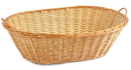 Cesta Vime Oval Alca Padaria 84x64x24cm C...