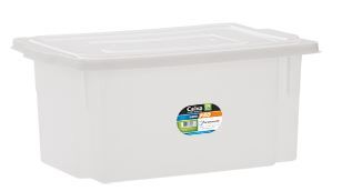 Caixa Plastica Emp Tampa 34x16x14cm 5L PM...