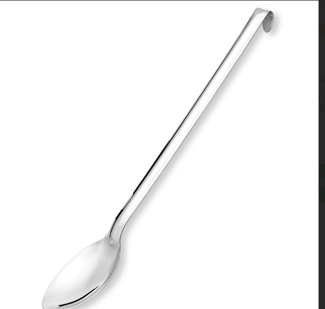 Colher Arroz Inox 33cm Gancho POP