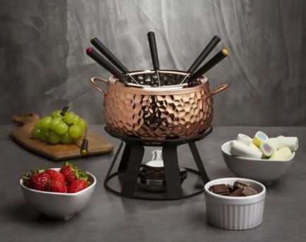Conjunto Fondue Carne e Chocolate 11 Peça... Conjunto Fondue Carne e Chocolate 11 Peça...