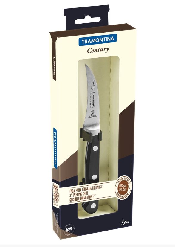 Faca para Legumes Tornear Curva 3 Polegad...