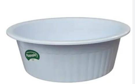 Bacia Plástica Redonda Canelada 13,5 Litr...