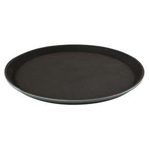 Bandeja Antiderrapante Redonda 40cm Preta...