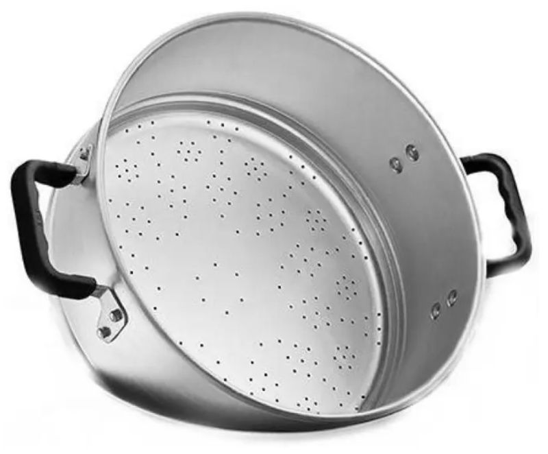 Caçarola Vapor com Base 40cm ABC Alumínio...
