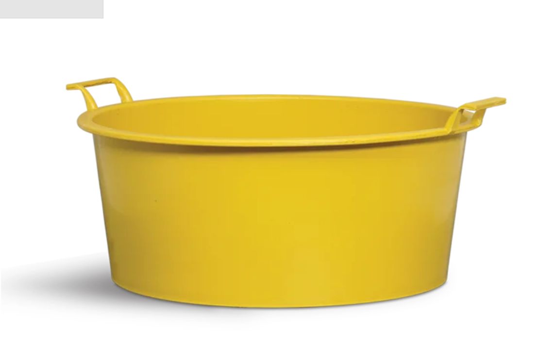 Bacia Redonda Plástica Canelada 80L 64x28... Bacia Redonda Plástica Canelada 80L 64x28...