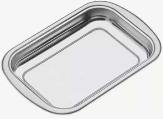 Mini Assadeira Inox com Alça 16x11x5cm 75... Mini Assadeira Inox com Alça 16x11x5cm 75...
