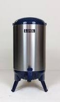 Botijão Térmico Inox Azul 9,5 Litros Orci... Botijão Térmico Inox Azul 9,5 Litros Orci...