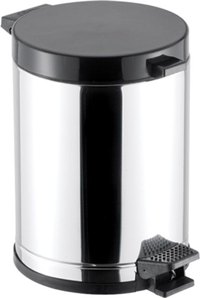 Lixeira Pedal 10,5L 25x36cm Inox/Pta VIE_... Lixeira Pedal 10,5L 25x36cm Inox/Pta VIE_...