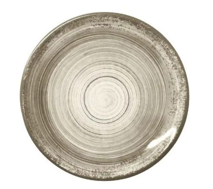 Prato Raso Esfera Cinza 27cm SCH_203.2416 Prato Raso Esfera Cinza 27cm SCH_203.2416