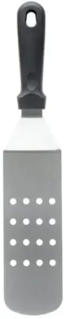 Espátula Fritura Curva Inox Perfurada 31c...