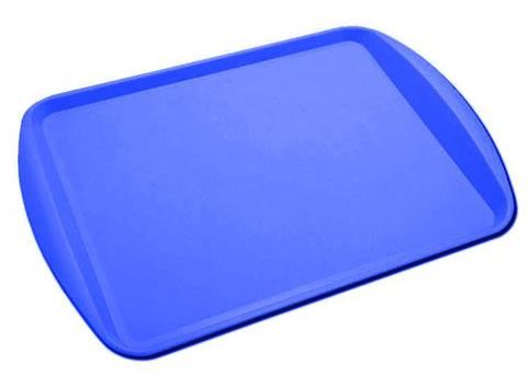 Bandeja Plástica Fast-Food 43x30cm Azul S...