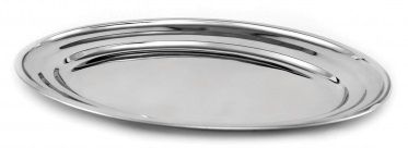 Travessa Inox Rasa Oval 40cm MMX_GX0056 Travessa Inox Rasa Oval 40cm MMX_GX0056