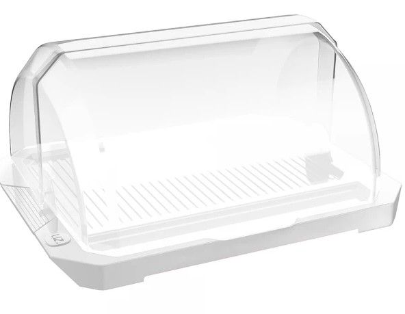 Porta Pao Premium Acrilico 37x31x18cm Bco... Porta Pao Premium Acrilico 37x31x18cm Bco...