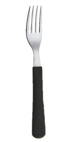 Garfo Mesa em Aço Inox Pratika Cabo Preto... Garfo Mesa em Aço Inox Pratika Cabo Preto...