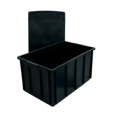 Caixa Plástica Fechada 61 Litros 60x38x30...