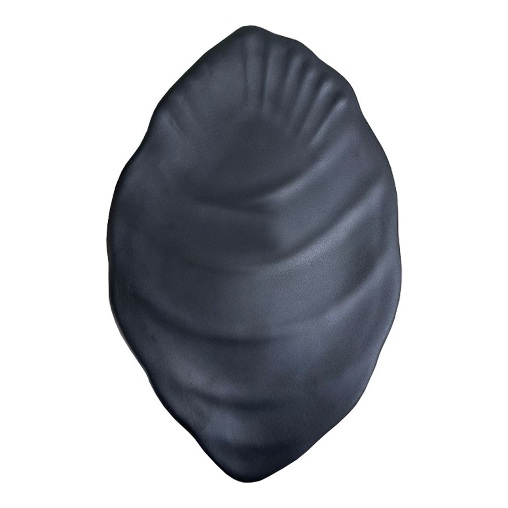 Travessa Folha Melamina 25x16cm Preta Day... Travessa Folha Melamina 25x16cm Preta Day...