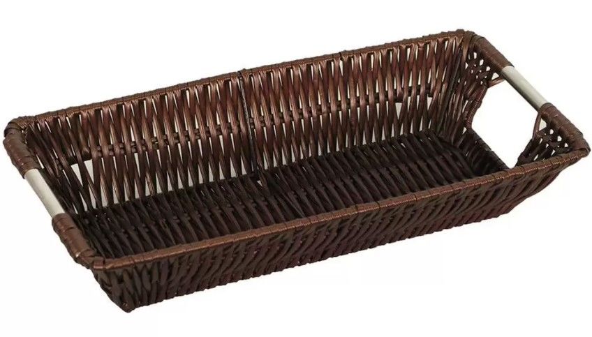 Cesta Rattan Ret 31x15x7cm Cafe MMO_YK9126 Cesta Rattan Ret 31x15x7cm Cafe MMO_YK9126
