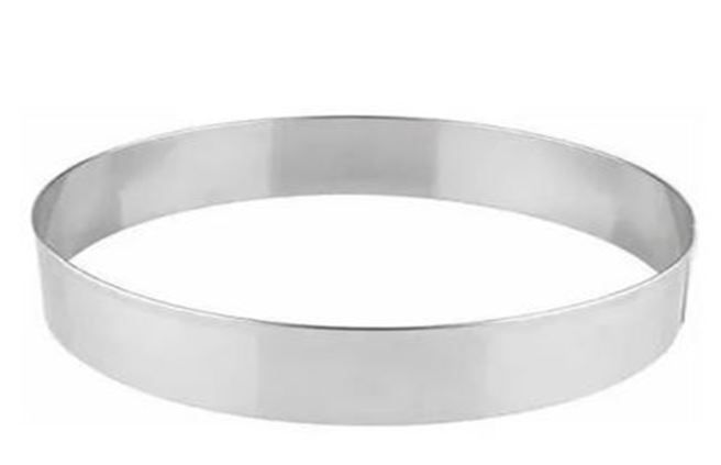 Aro Cortador Redondo Inox 20x5cm Doupan R...