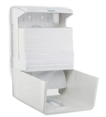 Porta Toalha Interfolha Plástico Branco C...