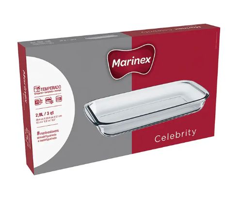 Assadeira Retangular Lasanha 40x25x7cm Na...