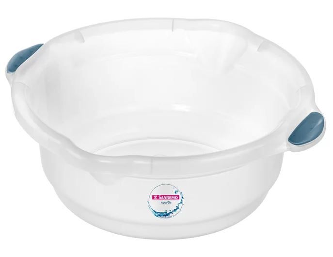 Bacia Plástica 14 Litros Redonda 43cm San...