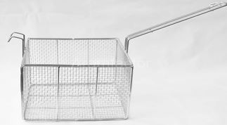 Cesta Fritura Quadriculada Tela 25x25x17c...