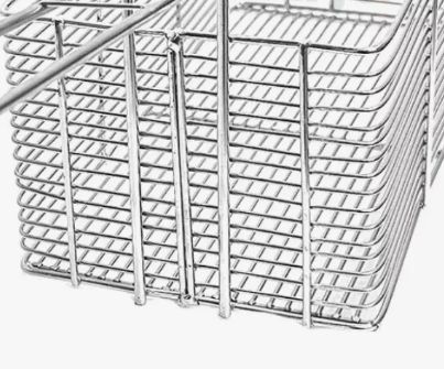 Cesta Fritura Retangular Arame 26x13x10cm... Cesta Fritura Retangular Arame 26x13x10cm...