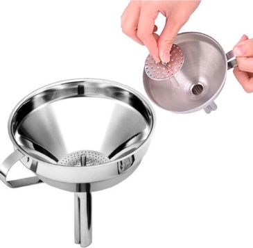 Funil Inox Coador 11cm POP Funil Inox Coador 11cm POP