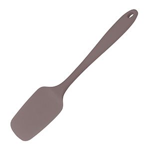 Colher Rasa Silicone 29cm Preta Brinox Za...