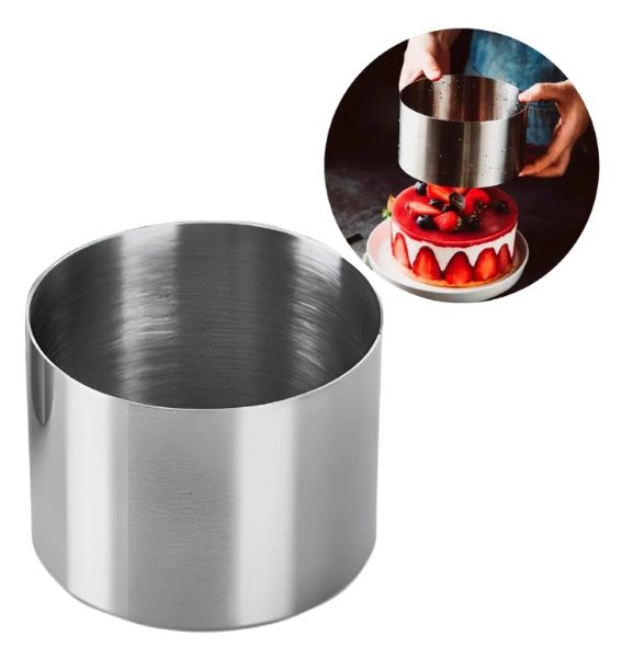 Aro Cortador Redondo Inox 10x8cm Tutipan ...