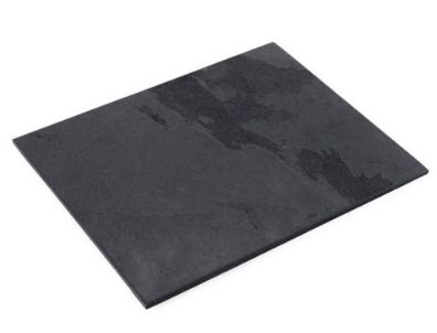 Placa Ardósia Retangular 20x30cm Preto Ox... Placa Ardósia Retangular 20x30cm Preto Ox...