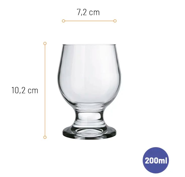Taça de Coquetel Paulista 200ml Caixa com... Taça de Coquetel Paulista 200ml Caixa com...