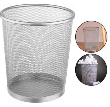 Lixeira Vazada Papel Inox 10L Kehome 25x28cm Lixeira Vazada Papel Inox 10L Kehome 25x28cm