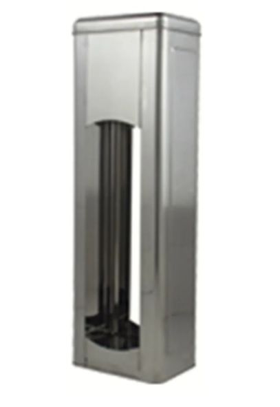 Porta Canudo Quadrado Inox POP Porta Canudo Quadrado Inox POP