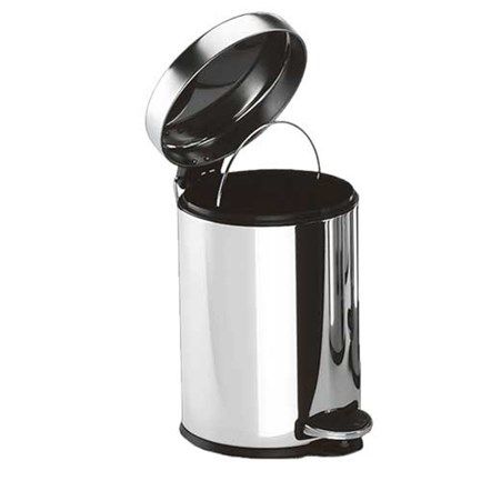 Lixeira Inox Pedal 20x30cm 5L BNX_3040-202 Lixeira Inox Pedal 20x30cm 5L BNX_3040-202