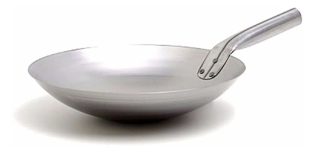 Frigideira Ferro Wok Oriental Cabo 33cm G... Frigideira Ferro Wok Oriental Cabo 33cm G...