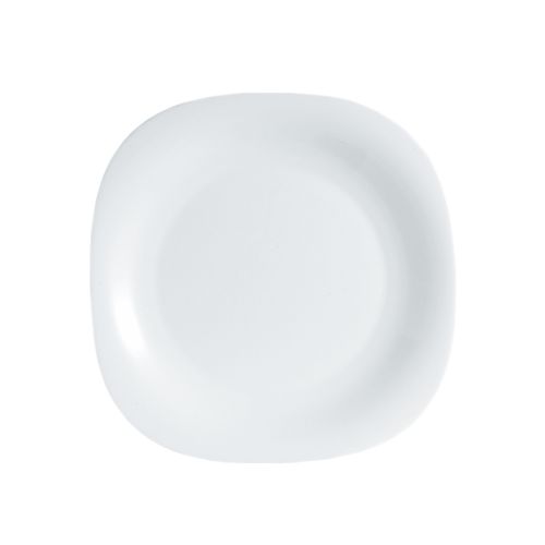 Prato Raso Quadrado Vidro Carine Quad 27c... Prato Raso Quadrado Vidro Carine Quad 27c...