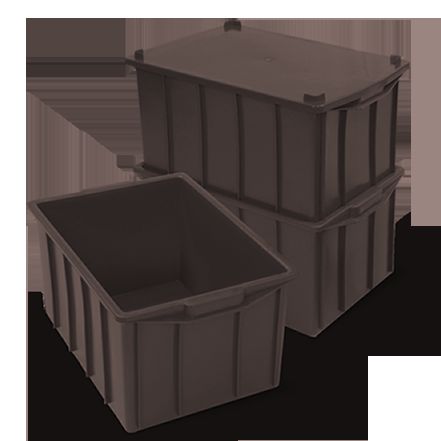 Caixa Plast Fech 53x36x27cm Pta 38L BLV_246 Caixa Plast Fech 53x36x27cm Pta 38L BLV_246