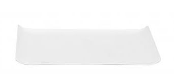 Bandeja Ret Coffe Plast PP 15x30cm Bco VE... Bandeja Ret Coffe Plast PP 15x30cm Bco VE...