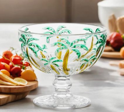 Taça Sobremesa Palm Tree 310ml Kehome Ref... Taça Sobremesa Palm Tree 310ml Kehome Ref...