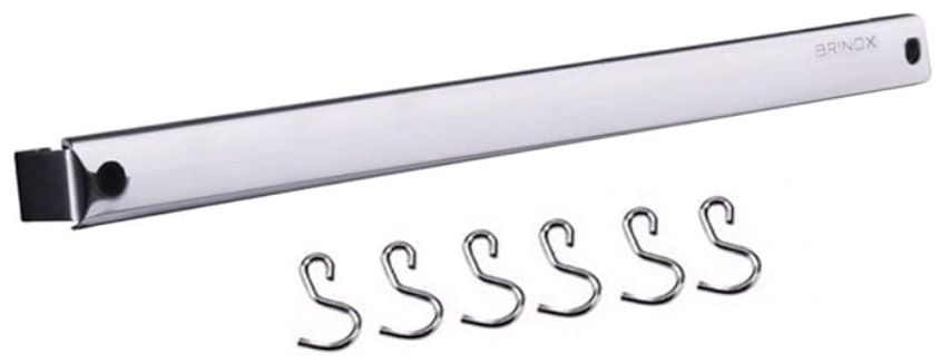 Barra Organizadora de Utensílios Inox 60c... Barra Organizadora de Utensílios Inox 60c...