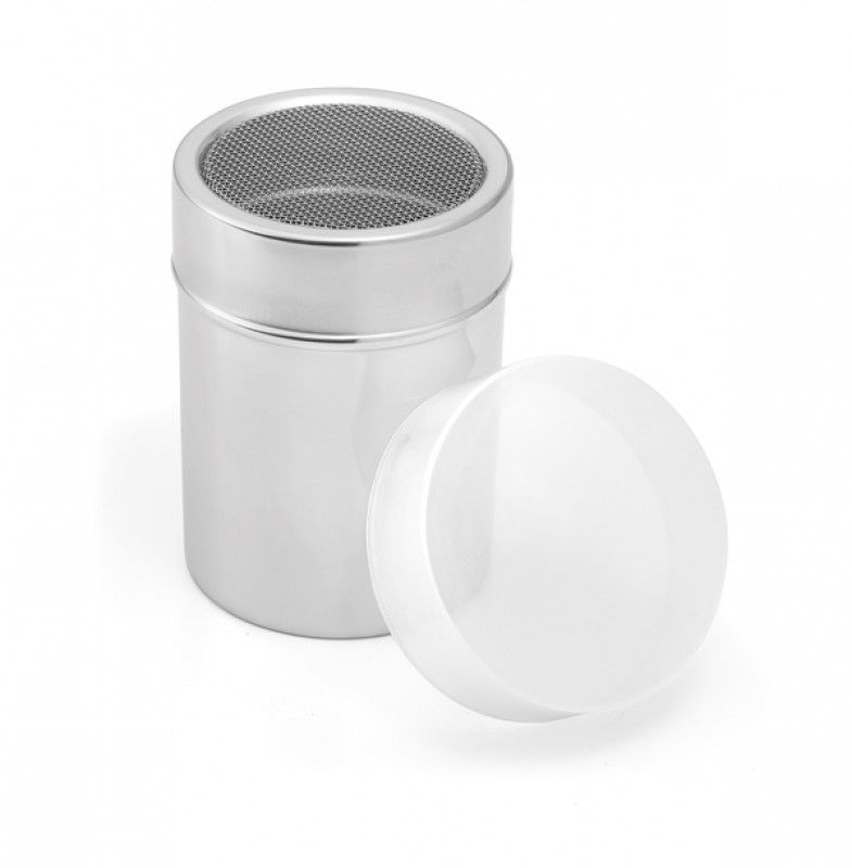 Polvilhador Tela Fina Inox 280ml PSV_8061 Polvilhador Tela Fina Inox 280ml PSV_8061