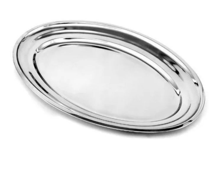 Travessa Peixeira Inox 55cm Kehome Ref. 3... Travessa Peixeira Inox 55cm Kehome Ref. 3...