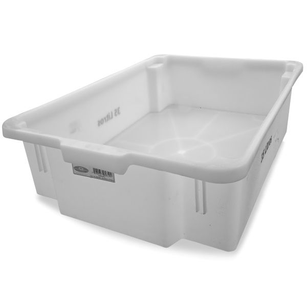 Caixa Plast Emp S/T 65x44x22cm 45L Bco SC...