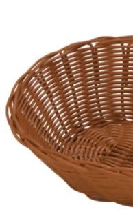 Cesta Rattan Oval 18x13x5cm Marrom Yangzi...