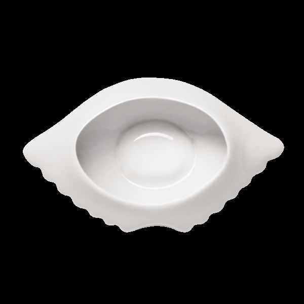 Casquinha de Siri Porcelana Germer Branco... Casquinha de Siri Porcelana Germer Branco...