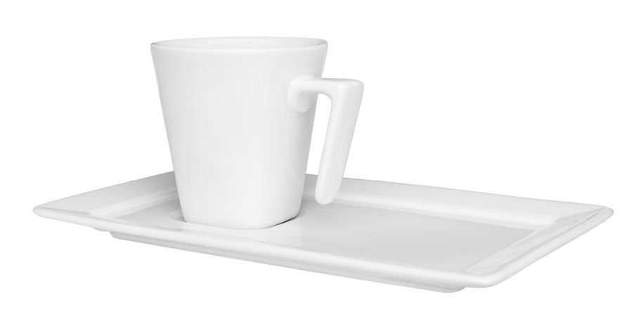 Xícara de Chá Plateau 200ml com Pires Cer... Xícara de Chá Plateau 200ml com Pires Cer...