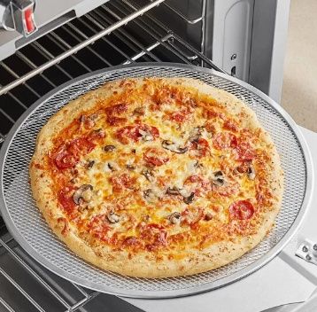 Tela Para Pizza Reforçada 45cm Alumínio C... Tela Para Pizza Reforçada 45cm Alumínio C...